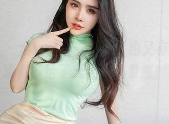 星颜社 – 温心怡这身毛衣简约又有范，高清资源给了我无尽的灵感！
